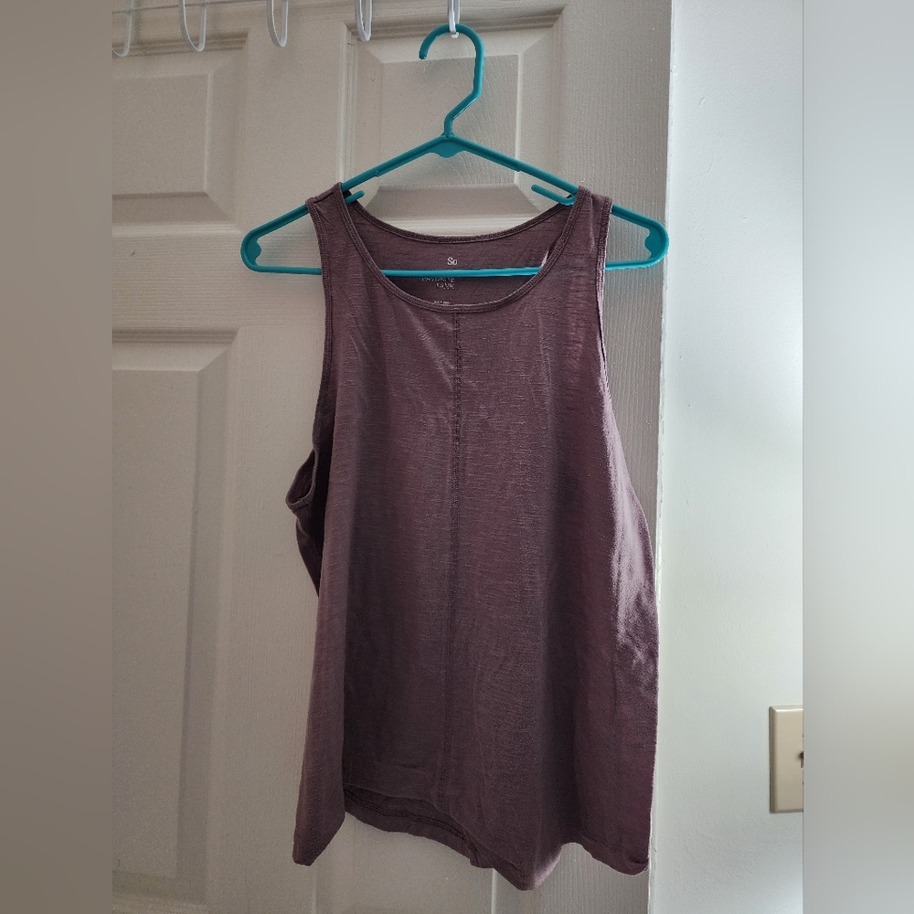 SO Purple Tank Top Sleeveless Casual